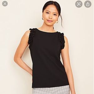 NEW ! Ruffle Shoulder Shell size S